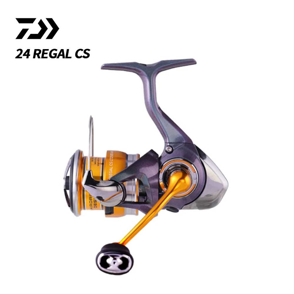 Daiwa Original 2024 Regal LT Spinning Fishing Reel Gear Ratio 5.2-6.3:1 9/1BB Max Drag 5-12KG Zaion V Body Air Drive Design