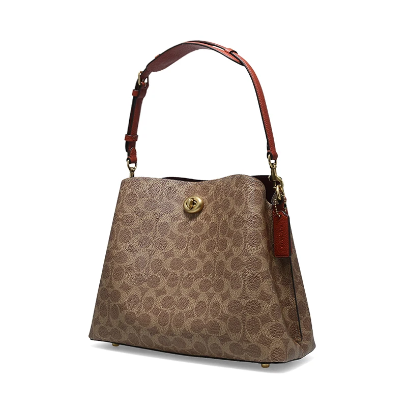 COACH Counter Large Women\'s PVC Leather One-shoulder Cross-Body HandBag C2745B4NQ4
