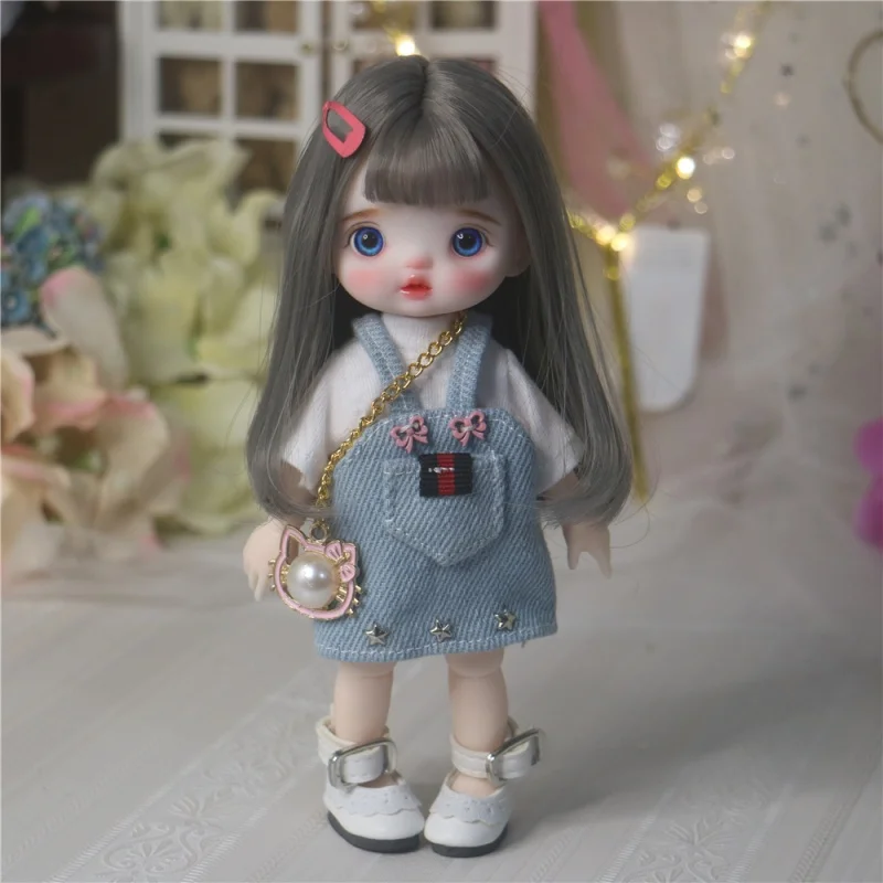 

Оригинальная кукла Bjd Diy Dress Up 1/8 Joint Mobility Fashion Princess Doll 3d True Eye Girl.S, полный набор аксессуаров на день рождения, подарок