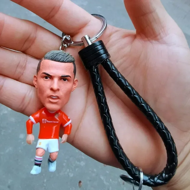 Football Fan Doll C Romecy Neymar Foden Levan Mbappe Bellingham Pendant Keychain Christmas Birthday Gift