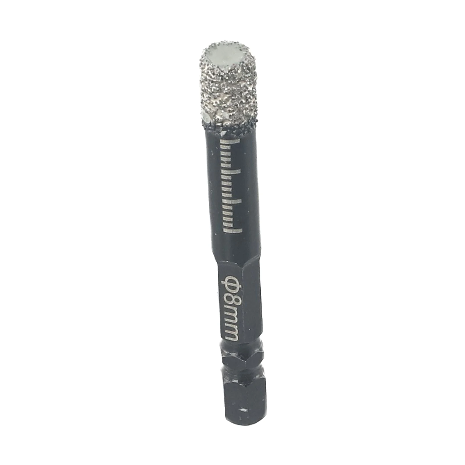 6/8/10/12/14mm Diamond Dry Drill Bits for Marble Ceramic Tile Granite Concrete Glass Wax Cooled Hex Shank Vacuum Brazed