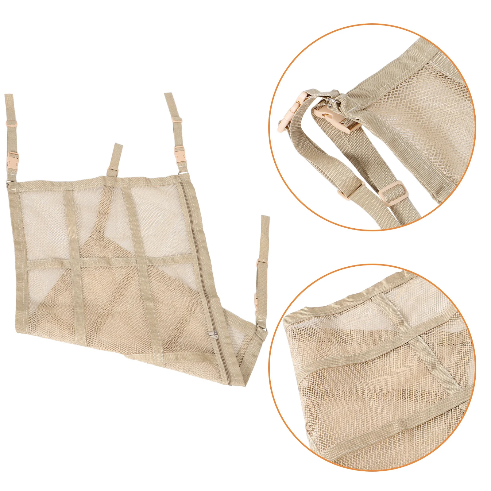 

Ceiling Cargo Net 20L Large Capacity Roof Storage Bag For Camping Gear Overhead Car Storage Truck Ceiling Net Car Luggage