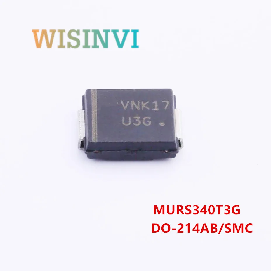 100PCS MURS360T3G U3J 3A 600V ＆MURS340T3G U3G 3A 400V＆MURS320T3G U3D 3A/200V ＆MURS360BT3G B36B 600V 3A ＆ MURS240T3G U2G 400V 2A