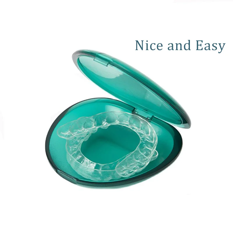 Plastic Denture Retainer Bath Case Dentistry Braces Organizer Boxes False Teeth Storage Cleaning Soaking Mouthguard Container