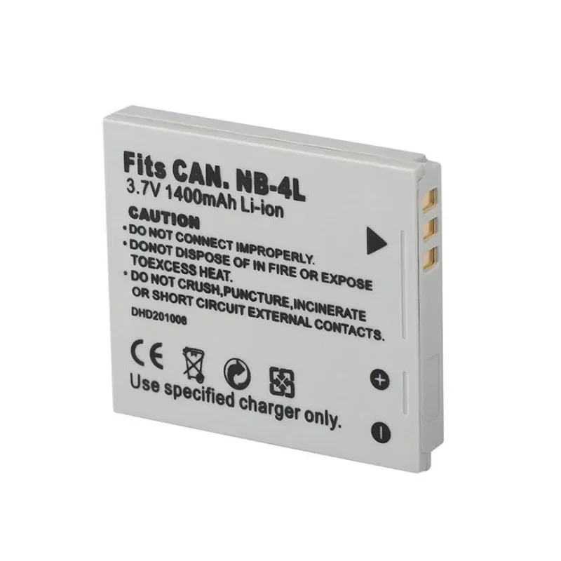 High Quality Retail Good Lithium Digital Camera Battery NB4L NB-4L for IXUS 220 HS Digital 100 IS 120 TX1 Power Shot SD200
