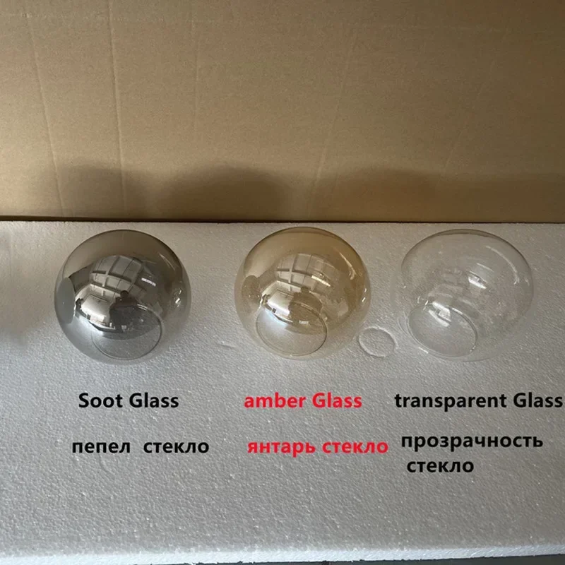 Modern Branch Glass Ball Led Chandeliers Dimmable for Living Room Bedroom Dining Table Ceiling Pendant Lamp Home Decor Light