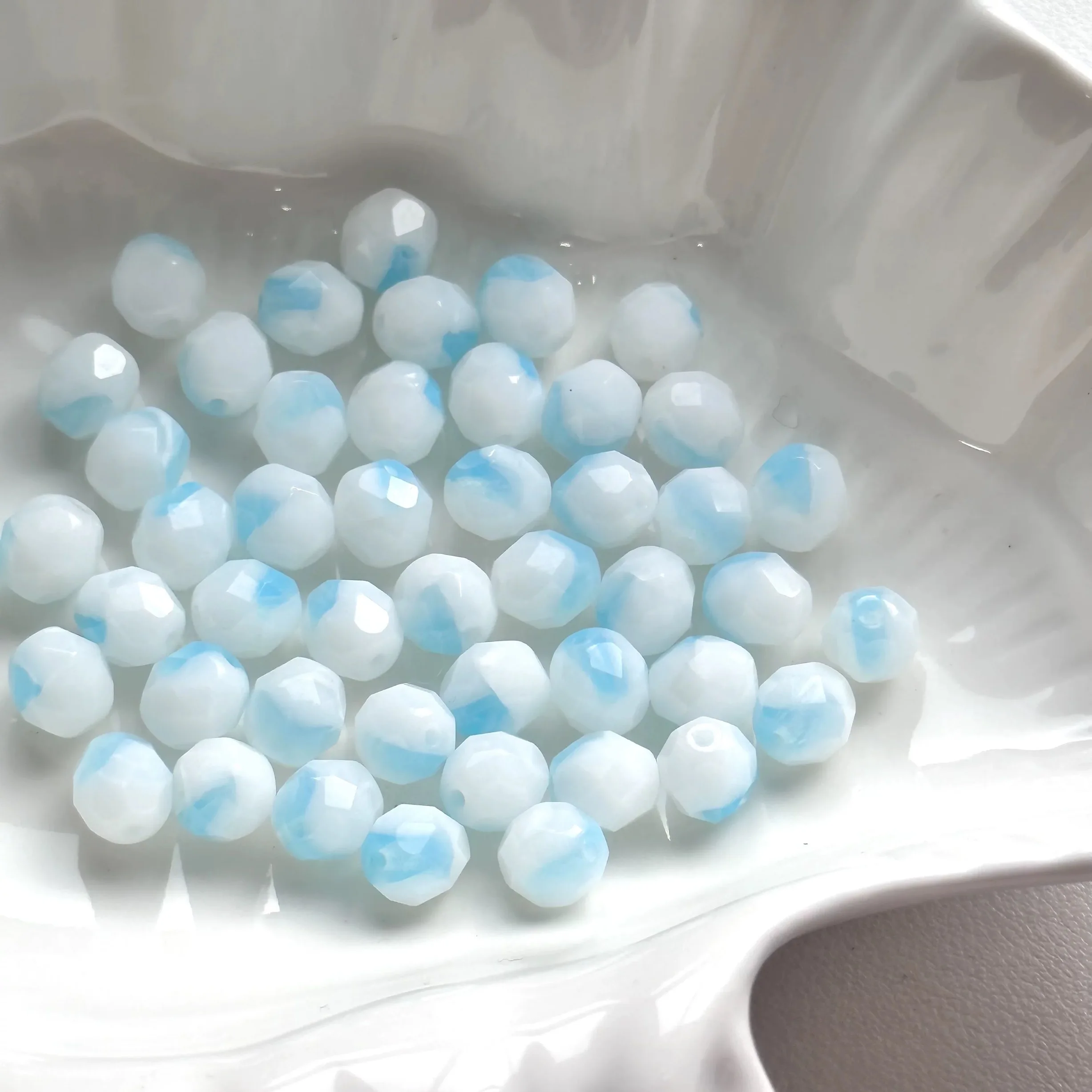 30pcs   8mm Hand beadeds DIY jewelry necklace earrings bracelet accessories image 3
