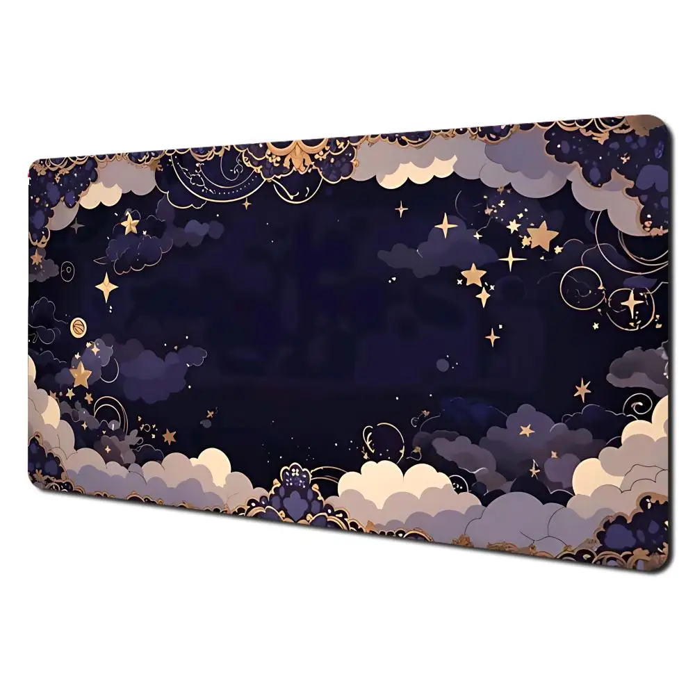 

Dreamy starry sky Mouse Pad Large Gaming Nootbook Game Rug Gamer Keyboard Non-slip Computer Laptop Tablet Mat Mini PC Playmat