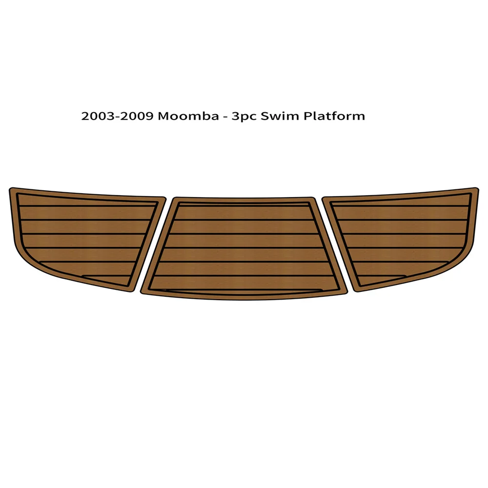 

Swim Platform Step Pad Boat EVA Foam Teak Deck Floor Mat For 2003-2009 Moomba-3pc