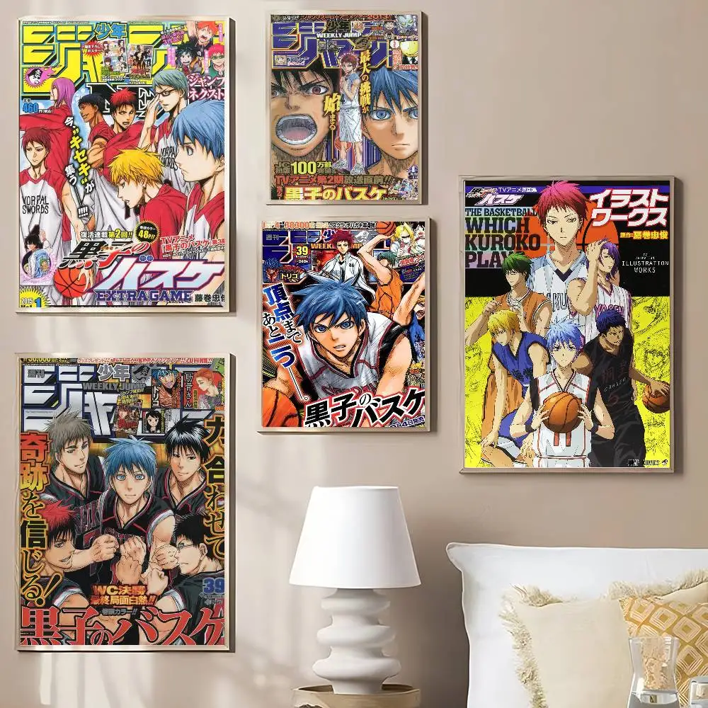 

Anime Kuroko No Basket DIY Sticky Poster Whitepaper Prints Posters Artwork Vintage Decorative Painting