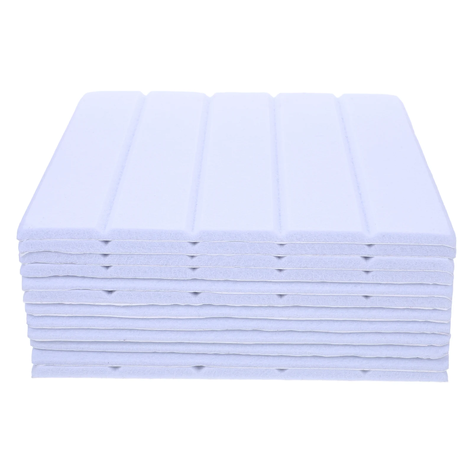 12 قطعة لوحة حائط بوليستر خطوط عمودية امتصاص صوتي متعدد الوظائف ديكور مسرح منزلي الفصول الدراسية