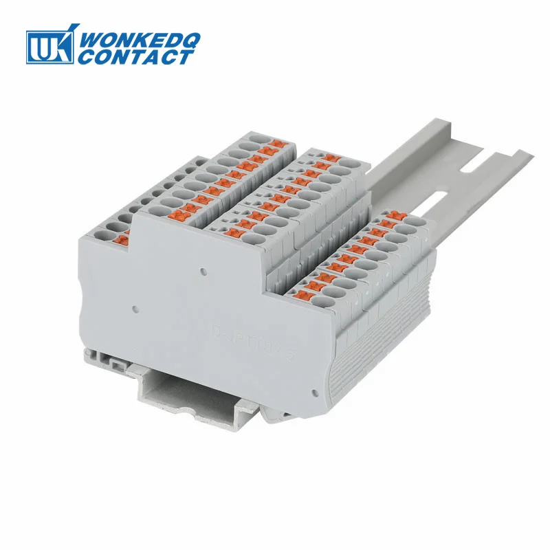 Diodenklemmenblock DIN-Schiene 1N4007 1A/1200V 2,5mm Kabelverdrahtungsstecker PT 2,5/PTTB 2,5/PT2,5-TW/PT2,5-QU-DT – Detail 8