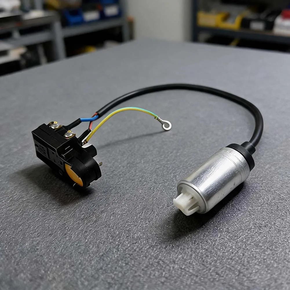 Refrigerator Compressor Starter Protector System Featuring 3.5UF Capacitor and Positive Temperature Coefficient Core