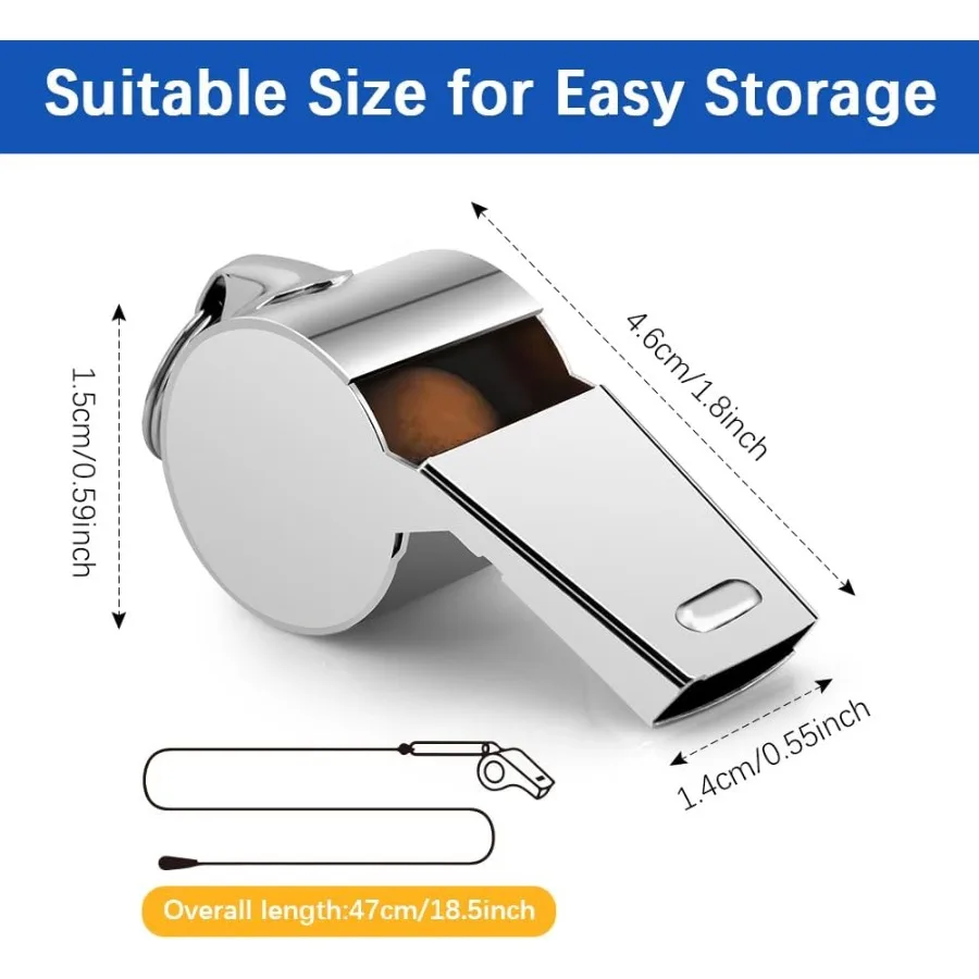 صافرة صافرة للمدربين صفارات رياضية للبالغين المدربين صفارات مع الحبل كرة القدم صافرة بصوت عال هش صافرة Em #2