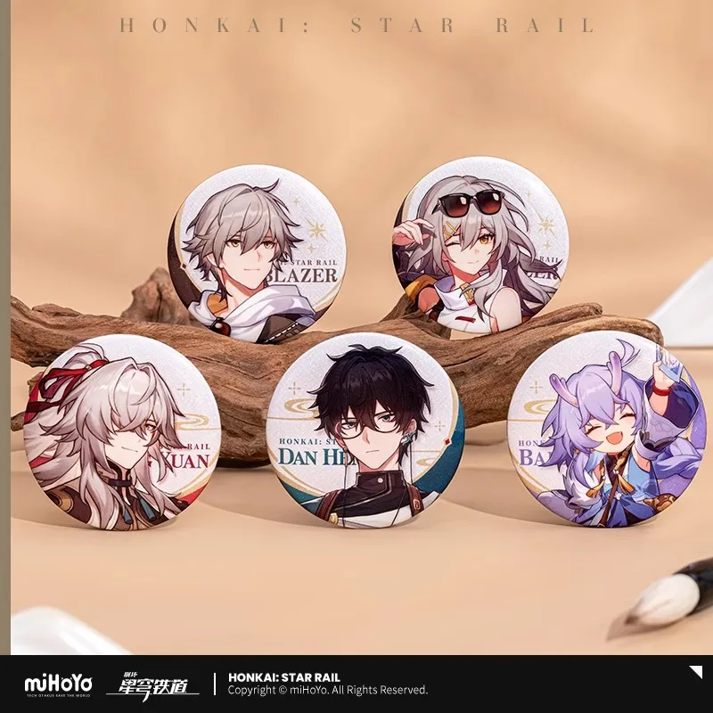 

Official Honkai: StarRail Train Around the World Series Badge Effect Accessories Anime Peripherals Gifts