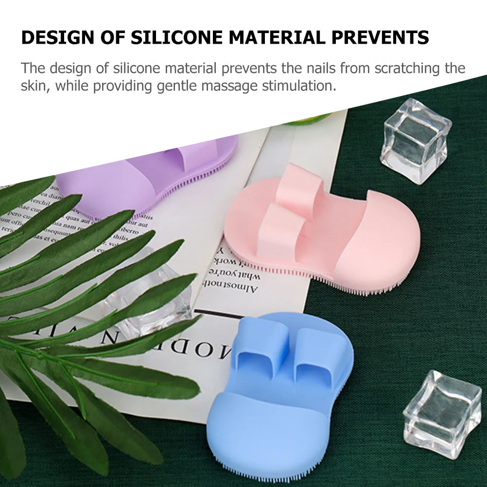 3 pçs escova de limpeza facial silicone purificador facial esfoliante seguro para peles sensíveis presente natal purificador facial