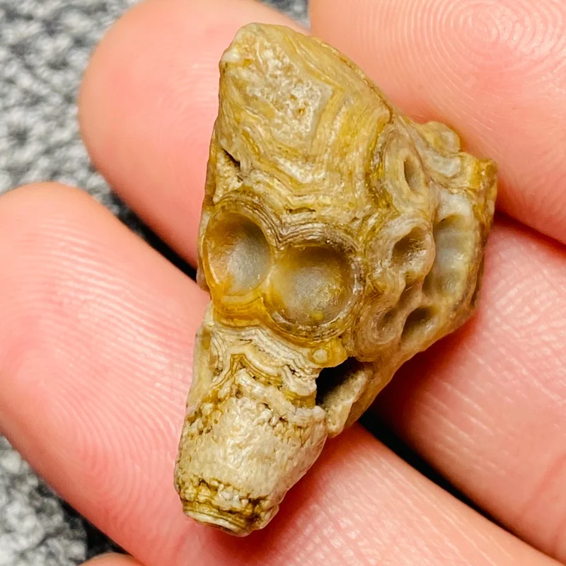 Natural Moon Deity Energy Stone Spiritual Healing Gobi Stone Mineral Specimen