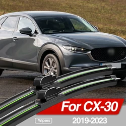 For Mazda CX-30 CX30 CX 30 2019-2023 Front Windshield Wiper Blades 2pcs Windscreen Window Accessories 2020 2021 2022