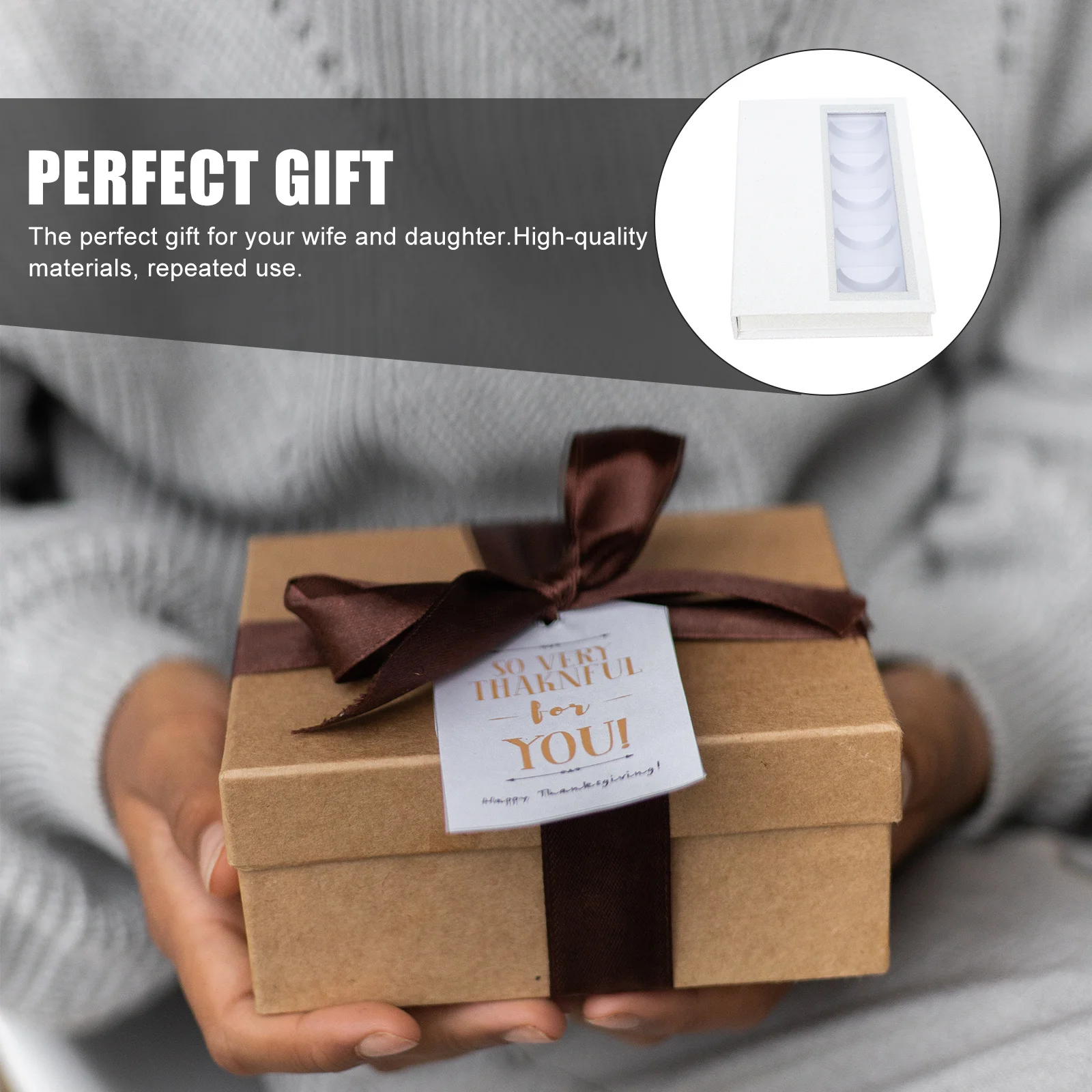 

1Pcs Eyelash Storage Box Creative Book-Shaped Design Portable False Eyelash Organizer for Travel Home Makeup Table Use Empty