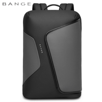 BANGE New Fashion Unique Design 15.6 inch Men Laptop Backpacks WaterProof Business Travel Minimalist Backpack YKK Zipper for Man