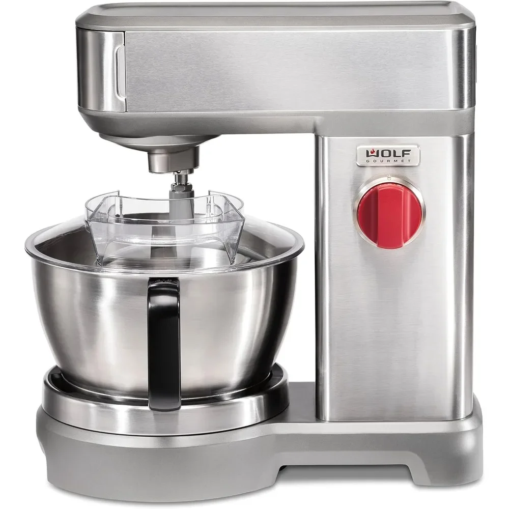 High-Performance Stand Mixer, 7 qrt, with Flat Beater, Dough Hook and Whisk, Brushed Stainless Steel (WGSM100S)