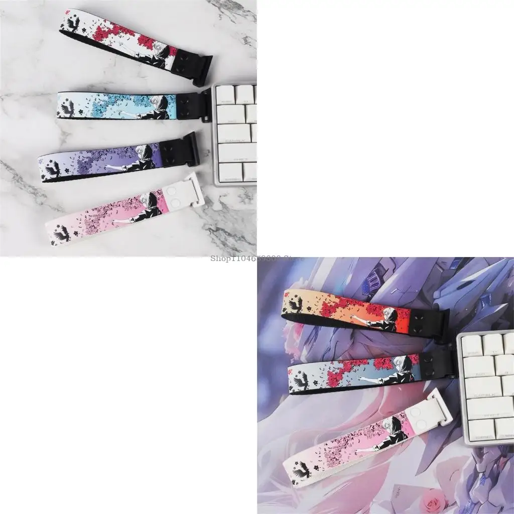 

Topographic Fabric Keyboard Lanyard Keyboard Strap Durability Fabric Rope