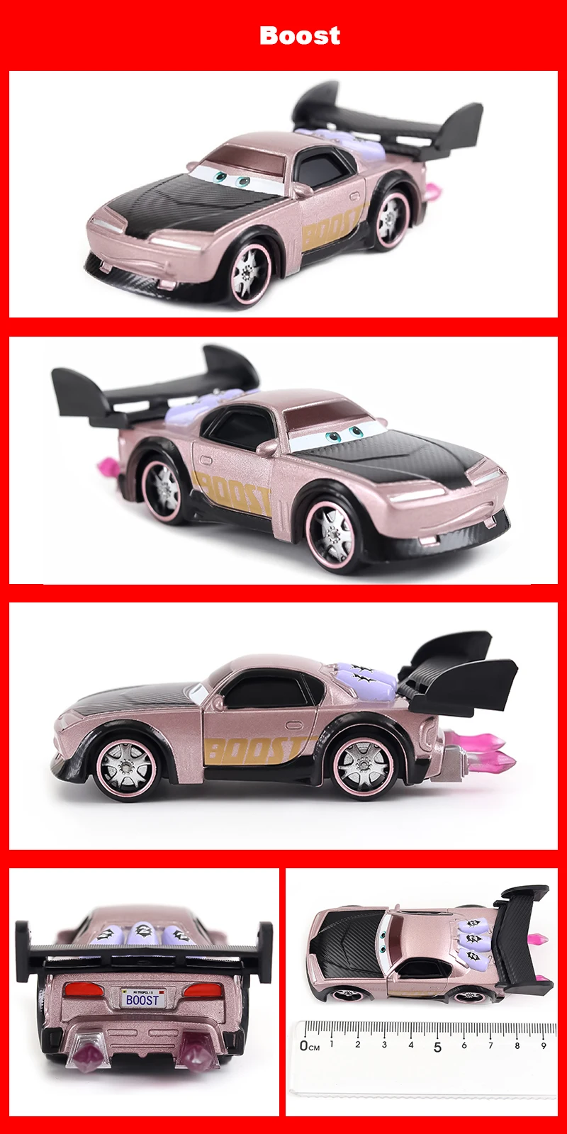 Cars Lightning McQueen 95 Helikopter 1/55 Modellauto aus Legierung Anime-Figur Cartoon-Rennspielzeug Sammlerstücke Kindergeschenke – Detail 19