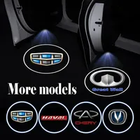 LED Car Door Welcome Light Car Logo Projector Car Badg For Ford Carnival Fox Figo Mondeo Escort Fusion Evos Escape Kuga Vertrek