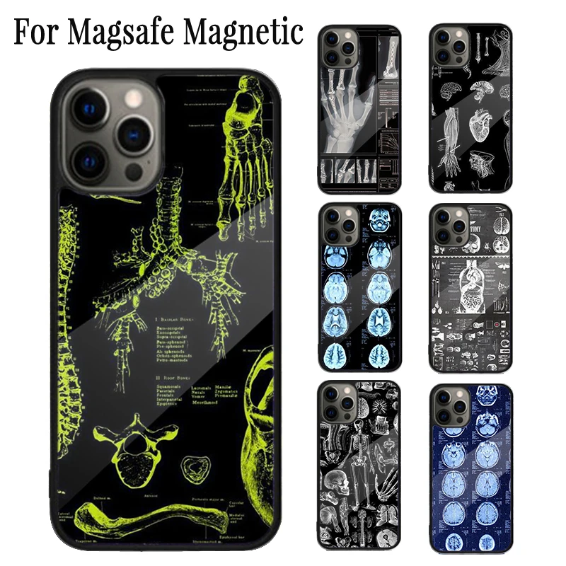 

Магнитный чехол для iPhone 16 15 14 Plus 13 12 11 Pro Max Magsafe