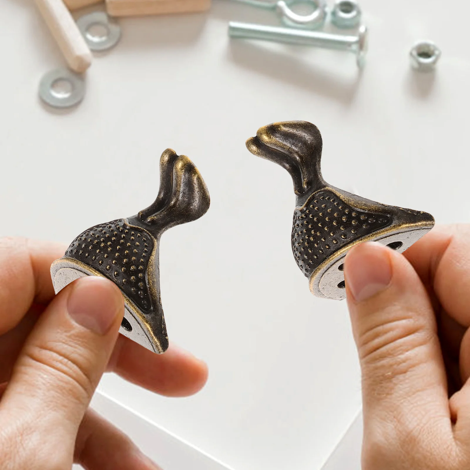 

10pcs Furniture Feet Metal Zinc Alloy For Furniture Corner Protectors Replacement Sofa Legs Short Table Legs Chair Leg Extenders