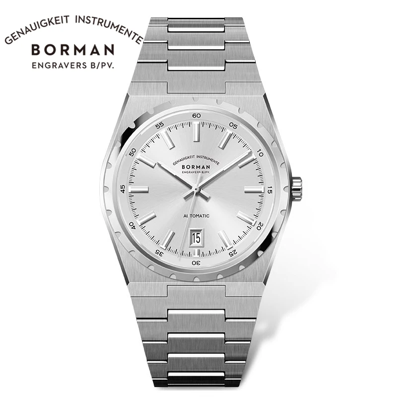 BORMAN Super Thin Men Business Commuter Automatic Mechanical Watch Miyota 9015 Movement Watches Sapphire Glass Waterproof Clock