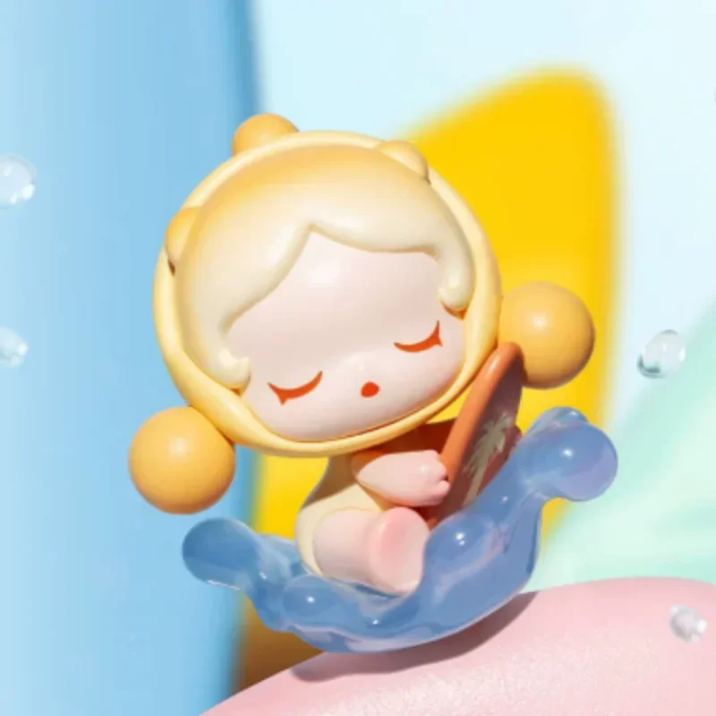 POP MART POP BEAN ISLAND VACATION Series Mini Doll Blind Box Guess Bag Original Toys Doll Cute Anime Figure Ornaments Gift image 3