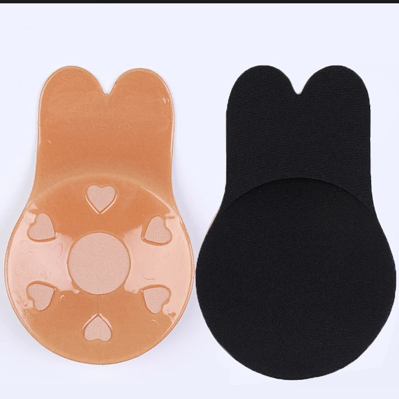 Strapless Silicone Chest Stickers Lift Up Nude Bra Women Reusable Push Up Adhesive Pasty Bras Nipple Cover Lingerie Padding