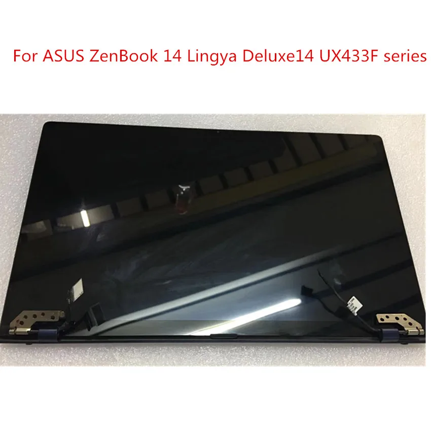 Imagem -02 - Lcd Led Display Matrix Screen Assembly Genuíno para Asus Zenbook 14 Ux433 U4300f Ux433f Ux433fn Ux433fa 1920x1080