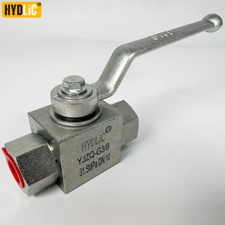 YJZQ KHB Hydraulic high pressure ball valve G1/4 G3/8 G1/2