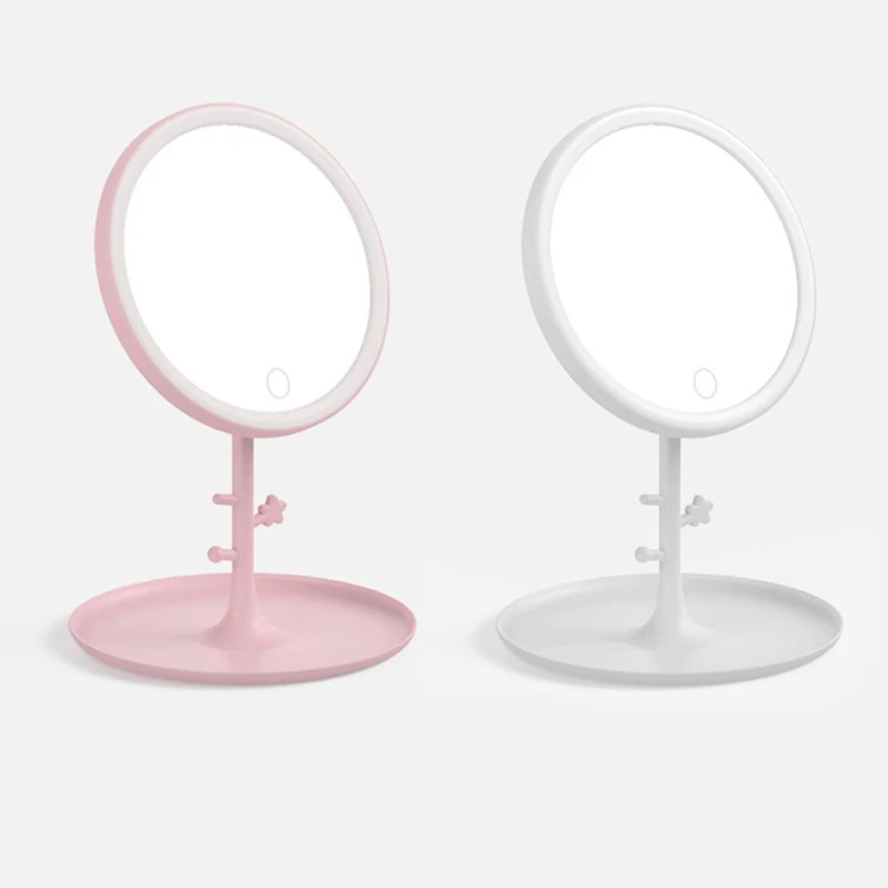 USB Charging Led Makeup Mirror Desk Lamp Make-Up Mirror Desk Make-Up Mirror Girl Portable Makeup Mirror