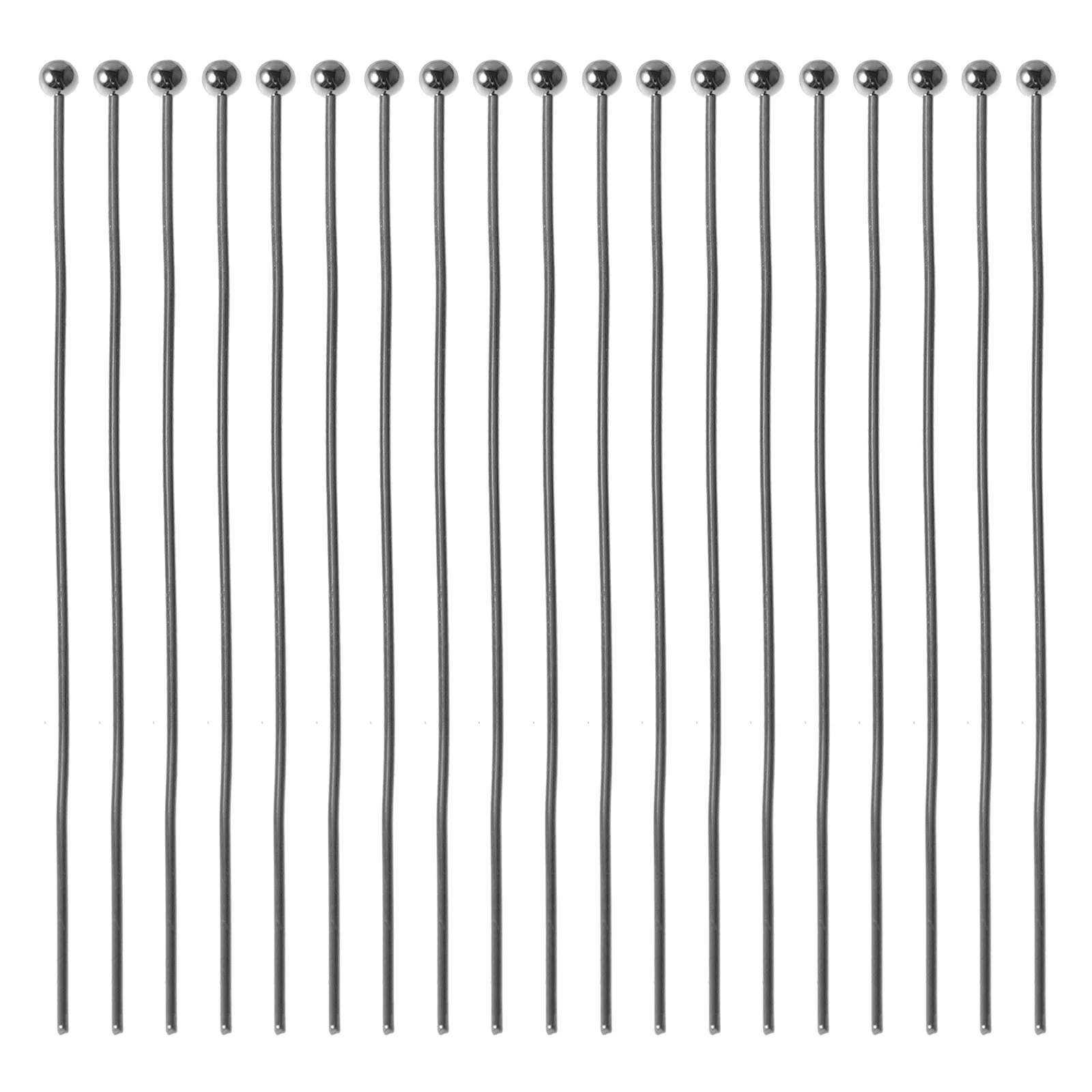 

100 Pcs Beading Material Color-protecting Real Gold Ball Needle DIY Corsage Pins