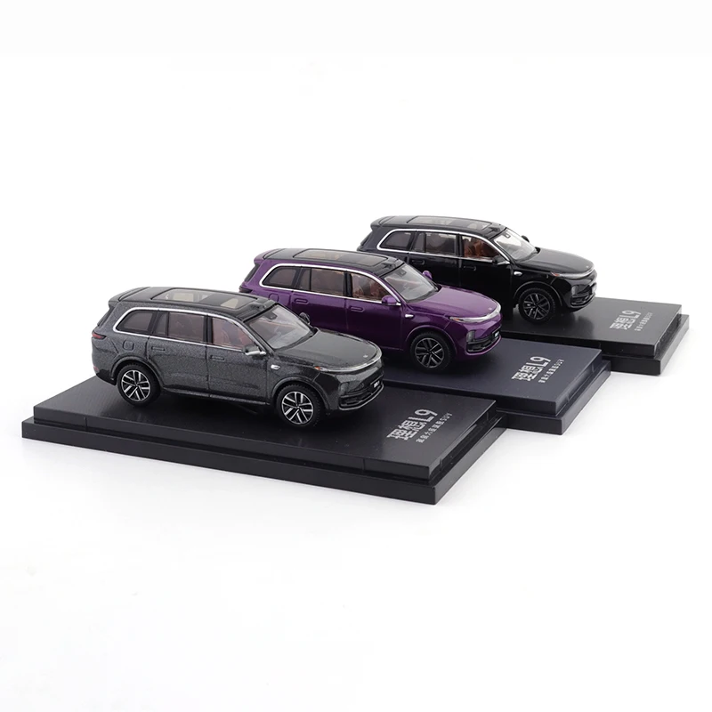 Li Auto L9 modèle de voiture 1/64 voiture en alliage véhicule à moteur moulé sous pression modèle en métal enfants jouets pour garçons amis cadeaux recueillir des ornements
