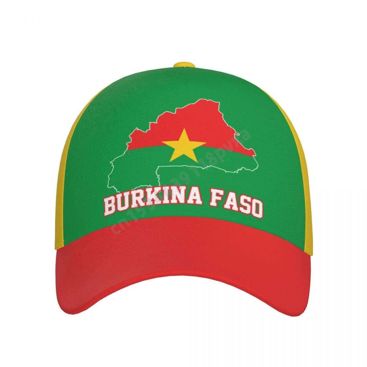 Unisex Burkina Faso Flag Cool Adult Baseball Cap Patriotic Hat for Baseball Soccer Fans Men Women