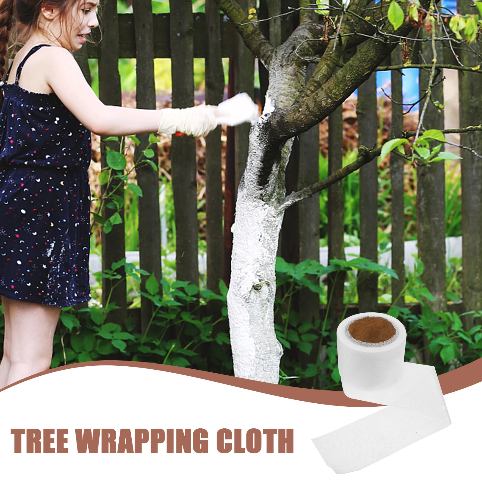 

Tree Protector Wrap Plant Cover Non-woven Fabric Cold-proof Breathable Winter Protection Cloth Garden Supply Trunk Wrapper