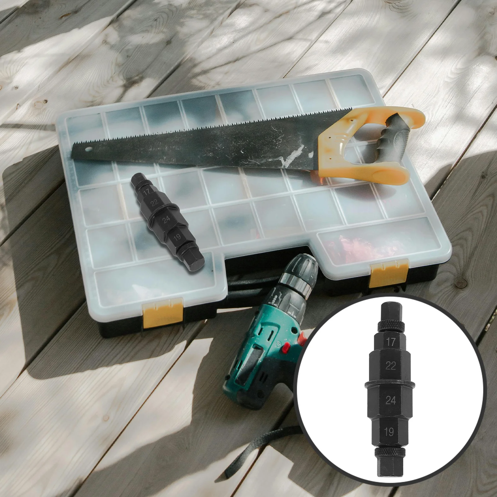 

Axle Removal Tool Hex Motorcycle Spindle Adapter Socket Adapter Front Wheel Spindle Removal Tire Disassembly Tool