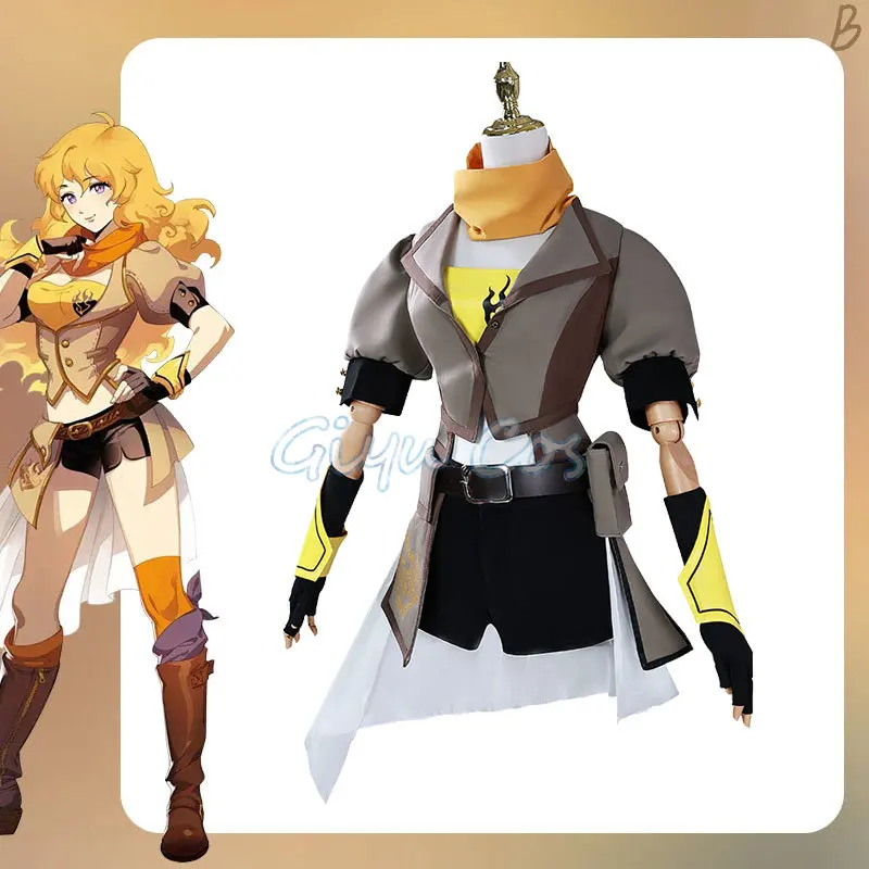 

RWBY Yang Xiao Long Cosplay Costume Carnival Anime Halloween Party Costumes Masquerade Women Game Uniform