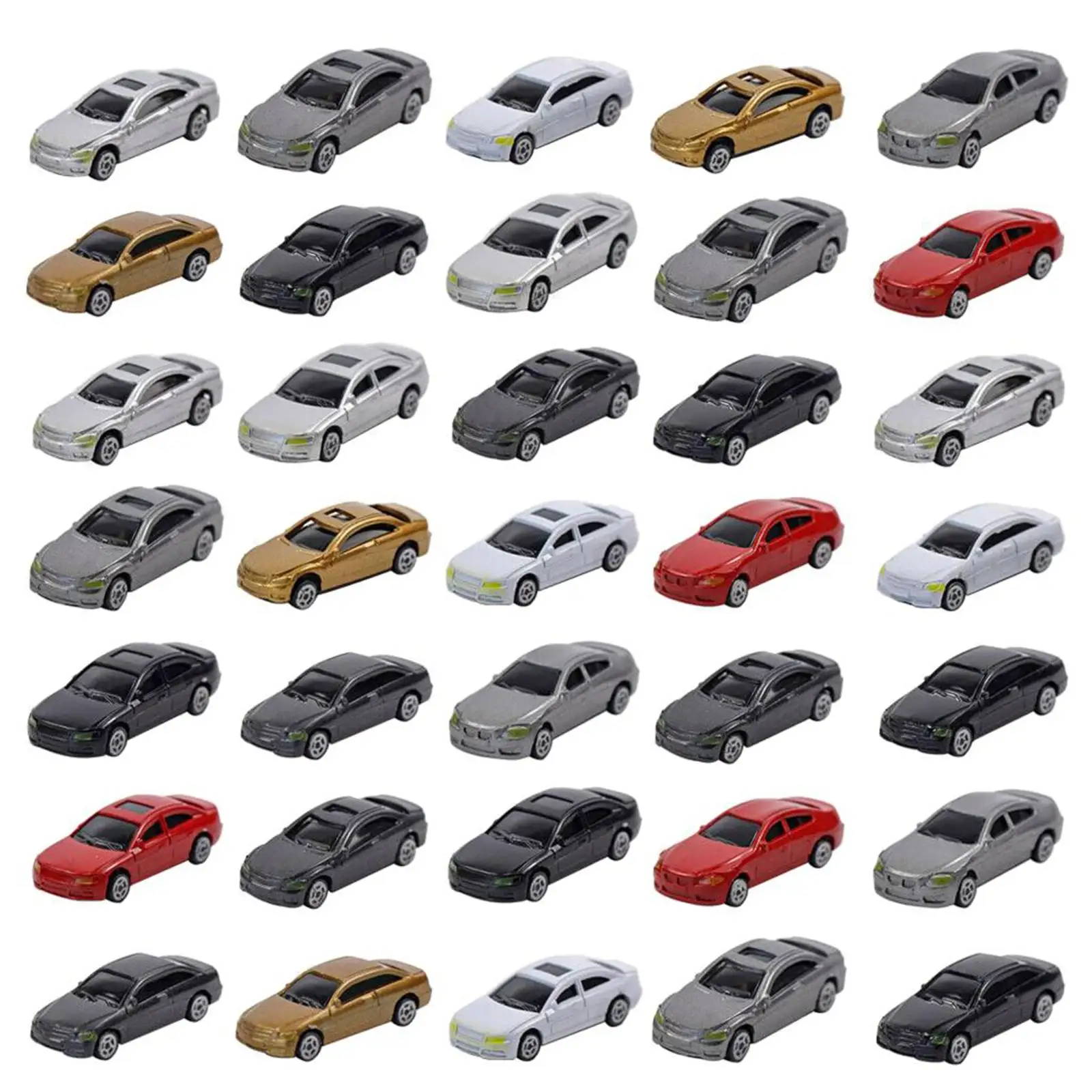 50PCS 1/87  Scale  Vehicle Car child toy Architecture   Scenery