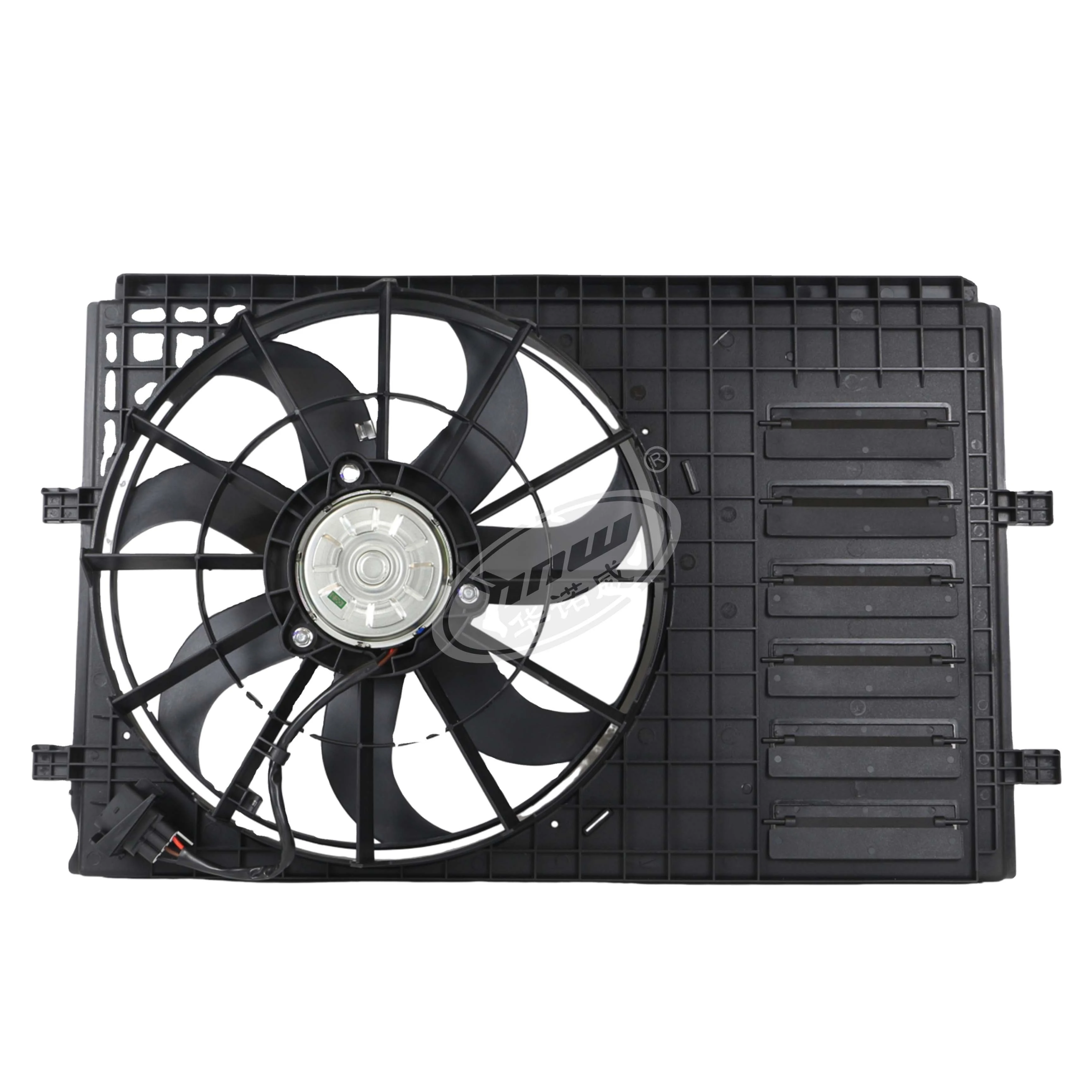 

Automotive radiator cooling fan OE 6RD121207 for Volkswagen POLO11 model,13 New Santana, new Jetta assembly