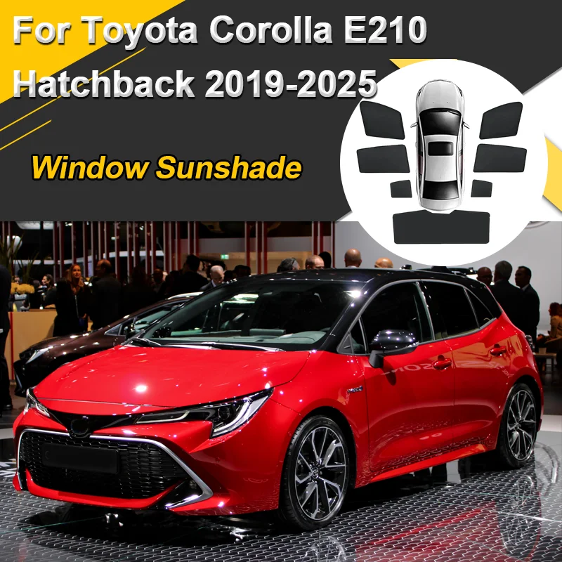 

Автомобильные солнцезащитные козырьки для Toyota Corolla E210 хэтчбек Auris 2019-2025, солнцезащитные козырьки, магнитная теплоизоляция, аксессуары для оконного козырька