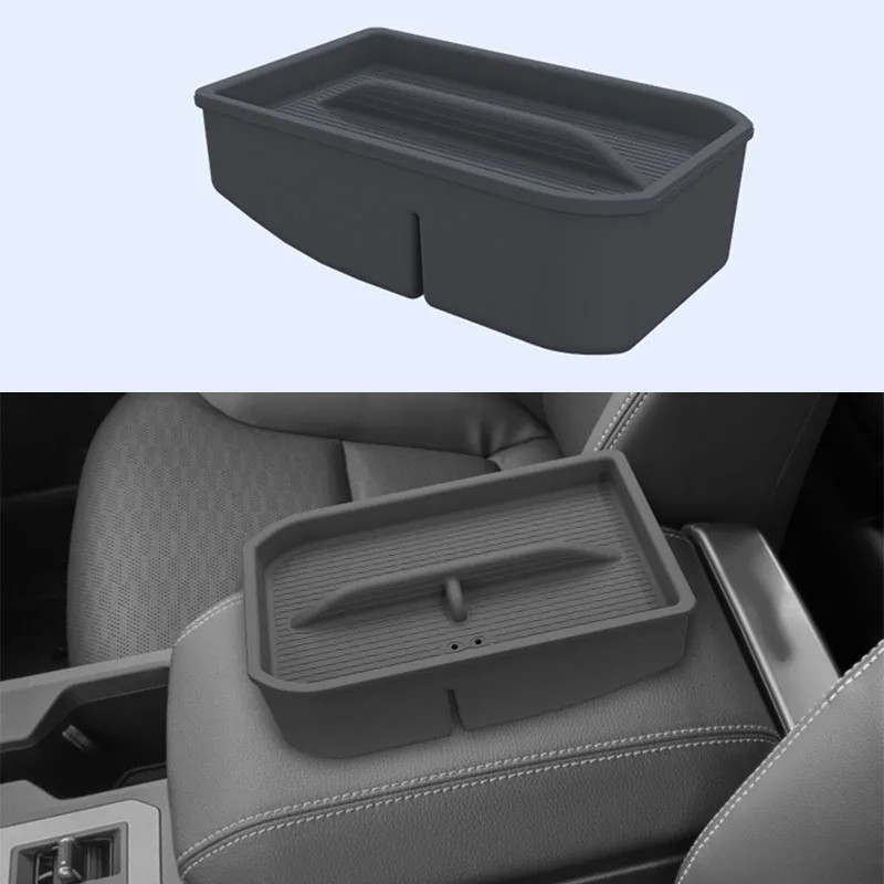 

For Toyota Land Cruiser LC250 Prado Car Silicone Armrest Box Storage Box Protection 2024-2025