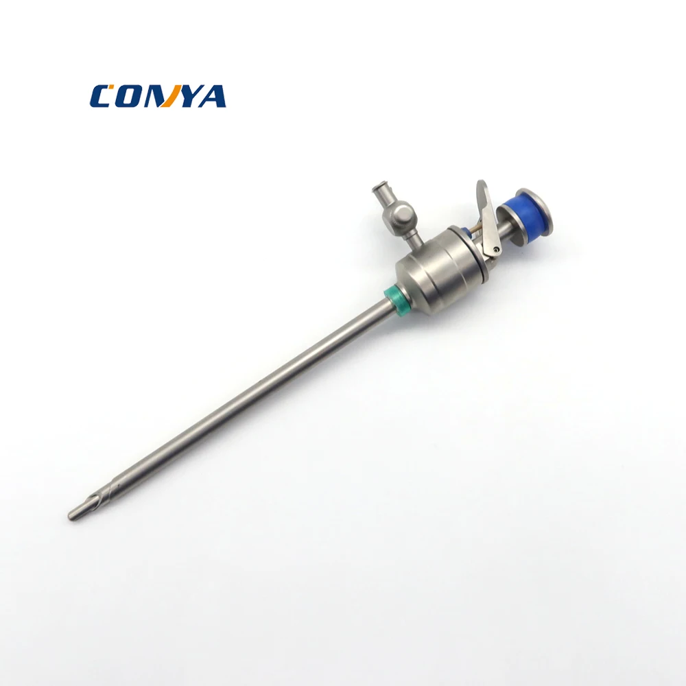 Laparoscopy Instruments 120 mm Long Multifunctional Valve Laparoscopic Safety Trocar With Protector