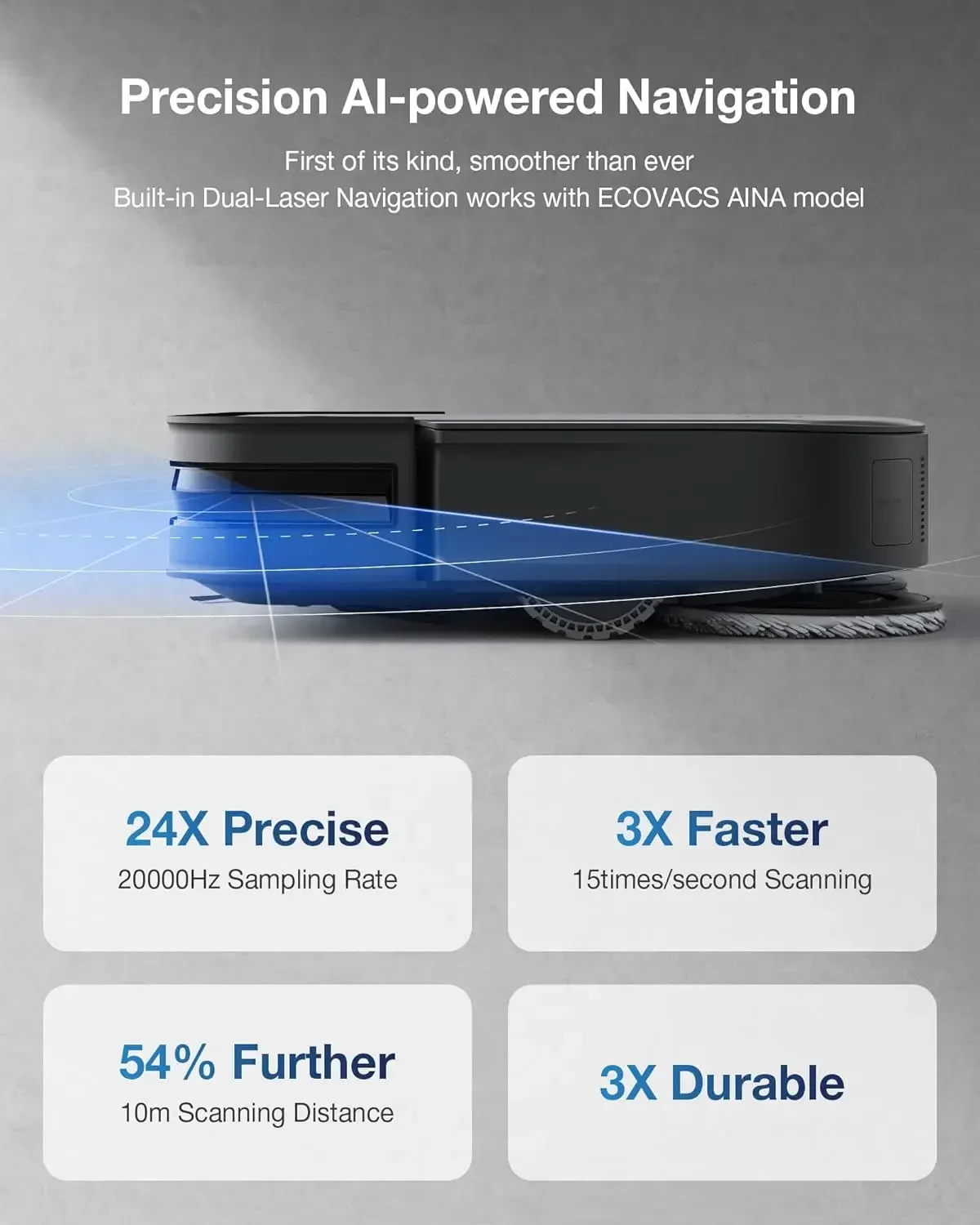 에코백스 디봇 X2 옴니 로봇 진공청소기 15mm 리프트 온수 물걸레 자동 건조 장애물 회피