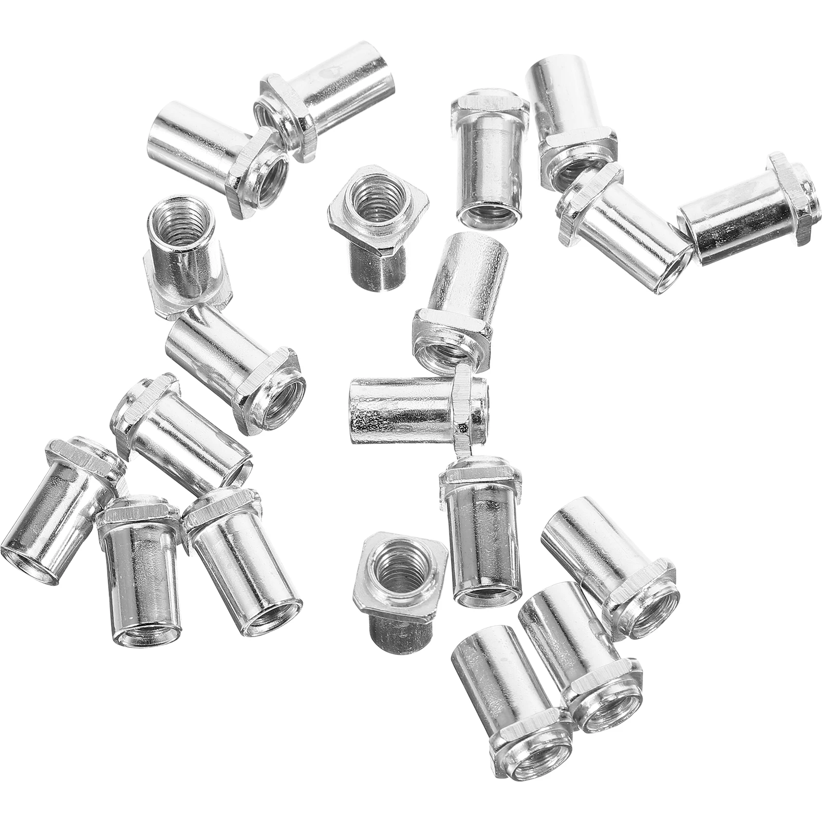 20pcs Drums 5mm 6mm Screws Nut Drum Part Practical Drum Set Easy To Install Durable Replacement Accessories Spare Parts