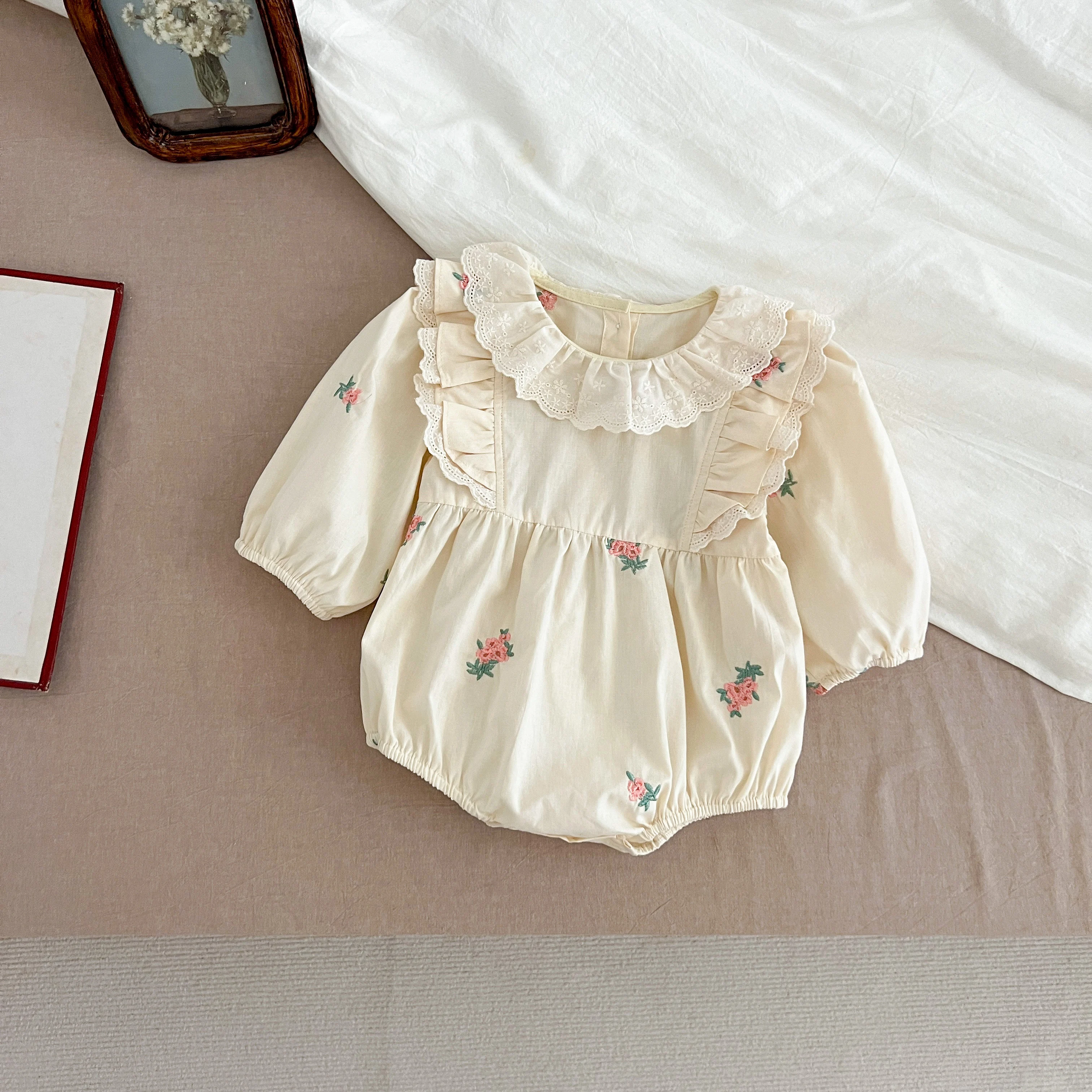 Neue Weihnachten Kleinkind Baby Mädchen Strampler Lange Ärmel Grid Strampler Herbst Neugeborenen 0-24M Spleißen Infant Baby mädchen Rot Overall – Detail 38